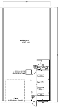 Floorplan for Unit #103