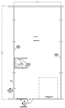 Floorplan for Unit #108