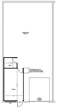 Floorplan for Unit #115