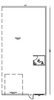 Floorplan for Unit #209