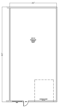 Floorplan for Unit #214