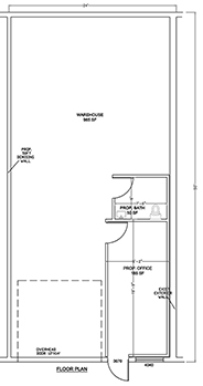 Floorplan for Unit #308