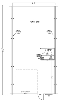 Floorplan for Unit #318