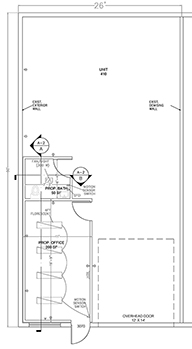 Floorplan for Unit #410