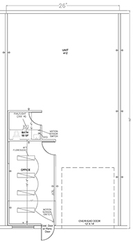 Floorplan for Unit #412