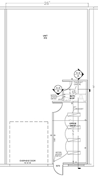 Floorplan for Unit #413
