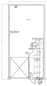 Floorplan for Unit #502