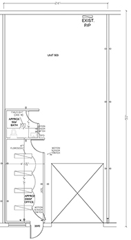 Floorplan for Unit #503