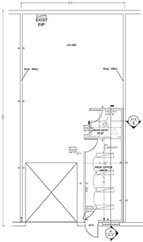 Floorplan for Unit #504