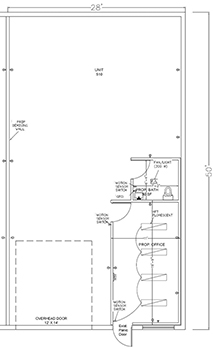 Floorplan for Unit #510
