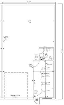 Floorplan for Unit #510