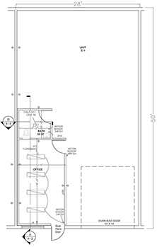 Floorplan for Unit #511