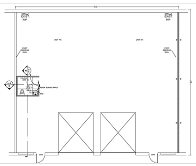 Floorplan for Combination Unit CV 704 & 705