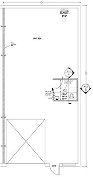 Floorplan for Unit #905
